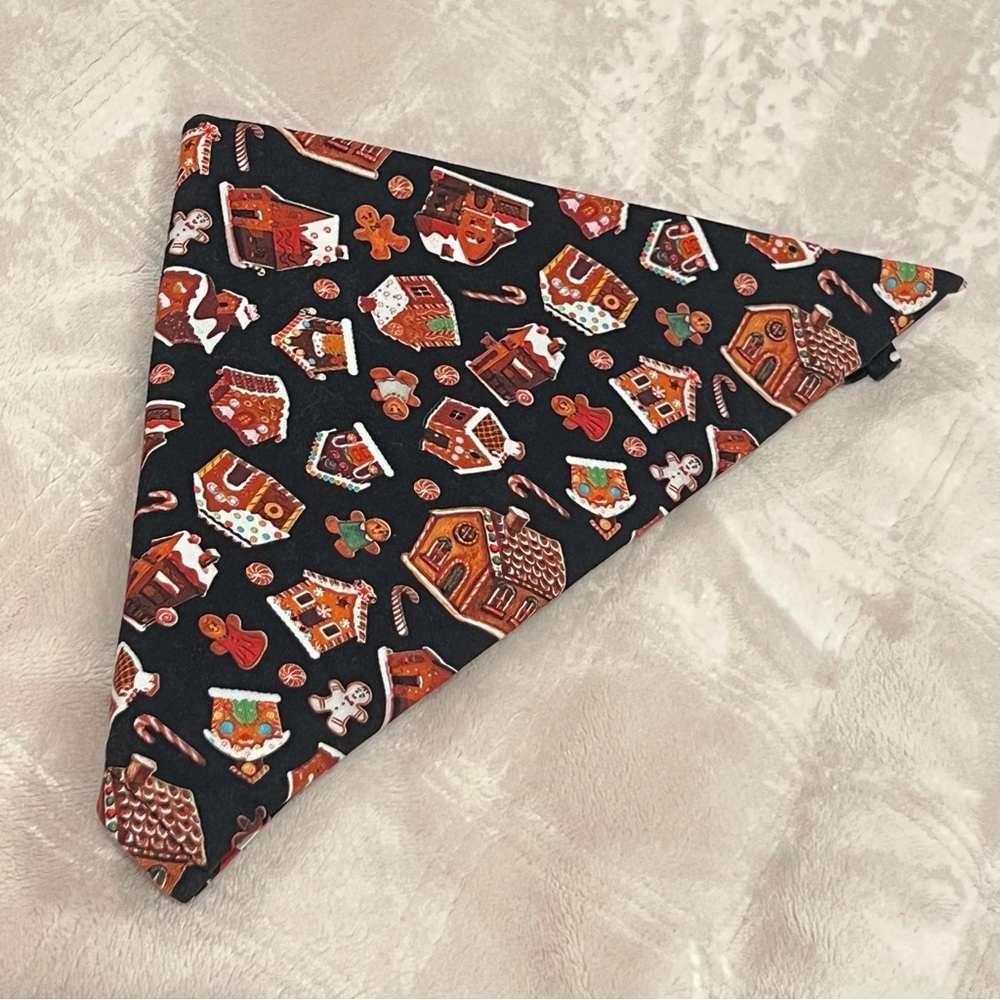 Handmade Gingerbread House Cookie Bandana